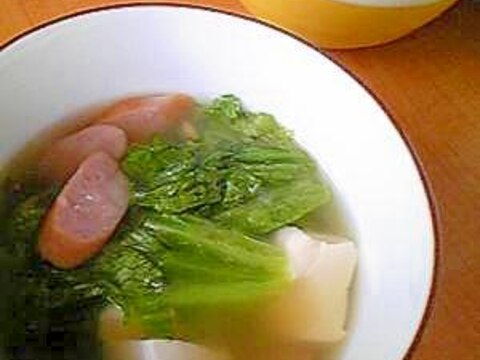 レタスと豆腐の中華スープ☆簡単